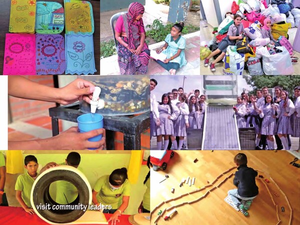 圖二 世界各地兒童參與的“設(shè)計(jì)變革”