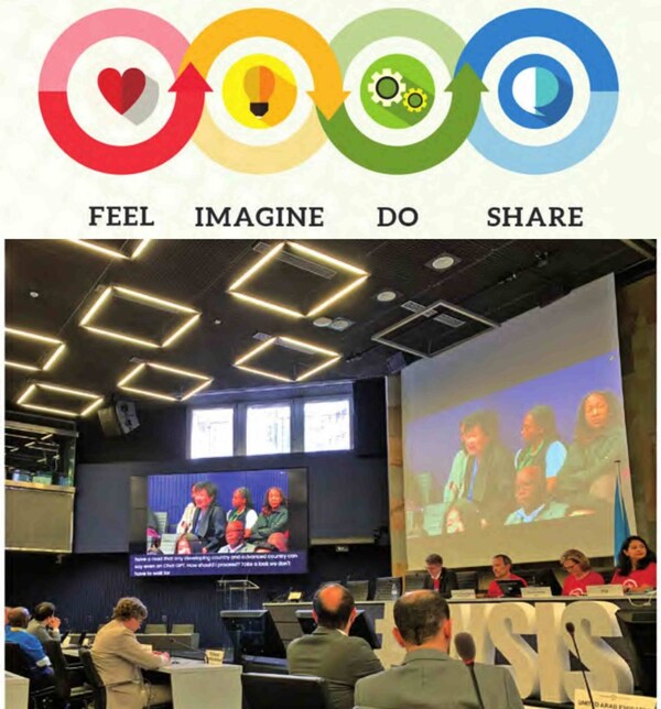 圖三 5月31日，馮美玲在日內(nèi)瓦舉辦的信息社會(huì)世界峰會(huì)（WSIS）的閉幕式上發(fā)表講話。