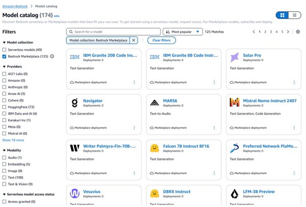 Amazon Bedrock推出多個(gè)新模型和全新強(qiáng)大的推理和數(shù)據(jù)處理功能