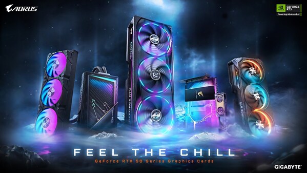 技嘉于 CES 2025 首度亮相升級散熱設(shè)計與精實體積的 NVIDIA GeForce RTX 50 系列顯卡