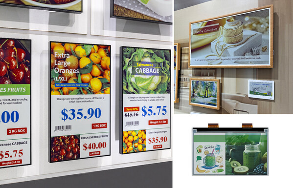 元太科技宣布，全系列適用于零售場域的E Ink Spectra? 6全彩電子紙產(chǎn)品已于2025零售大展（NRF）中盛大展出。