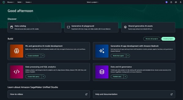 亞馬遜云科技Amazon SageMaker Unified Studio現(xiàn)已可用，加速數(shù)據(jù)分析和人工智能創(chuàng)新