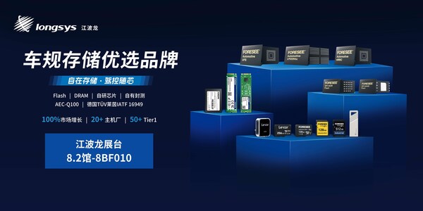 從自研主控到自主封測，江波龍全棧定制方案亮相 2025上海車展