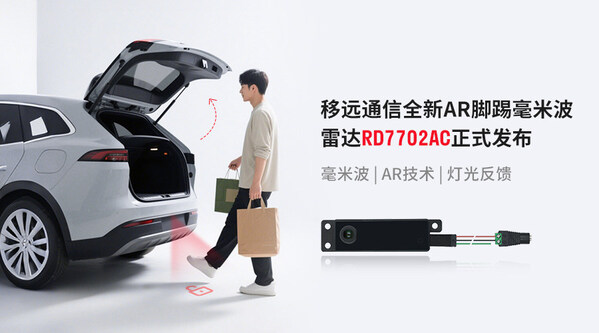 2025上海車展 | 移遠通信發(fā)布AR腳踢毫米波雷達，重新定義