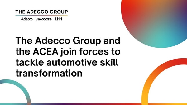 德科集團與歐洲汽車制造商協(xié)會（ACEA）攜手推動汽車行業(yè)技能轉(zhuǎn)型