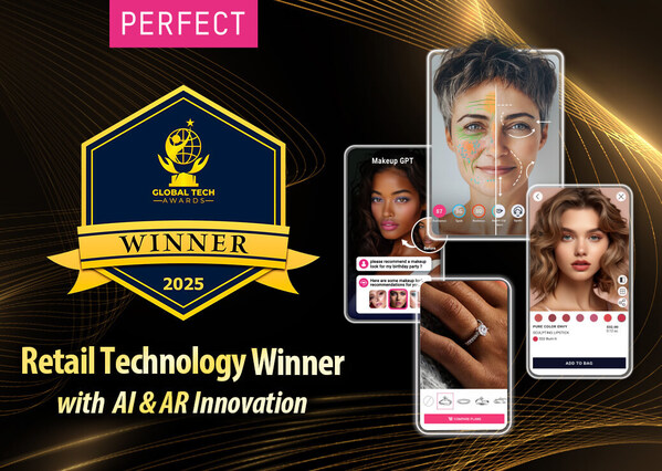 玩美移動(dòng)榮獲2025全球科技大獎(jiǎng)零售技術(shù)創(chuàng)新獎(jiǎng)