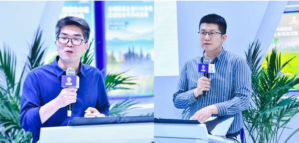 聯(lián)想集團(tuán)消費(fèi)與中小企業(yè)筆記本開發(fā)中心高級(jí)認(rèn)證經(jīng)理 劉金龍(左)聯(lián)寶電子科技認(rèn)證綠色設(shè)計(jì)部經(jīng)理 陸原林 (右) 聯(lián)想集團(tuán)消費(fèi)與中小企業(yè)筆記本開發(fā)中心高級(jí)認(rèn)證經(jīng)理 劉金龍(左)聯(lián)寶電子科技認(rèn)證綠色設(shè)計(jì)部經(jīng)理 陸原林 (右)