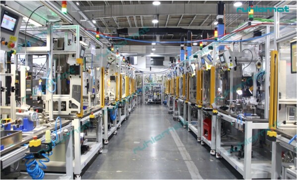 底盤系統(tǒng)汽車零部件自動(dòng)化產(chǎn)線1