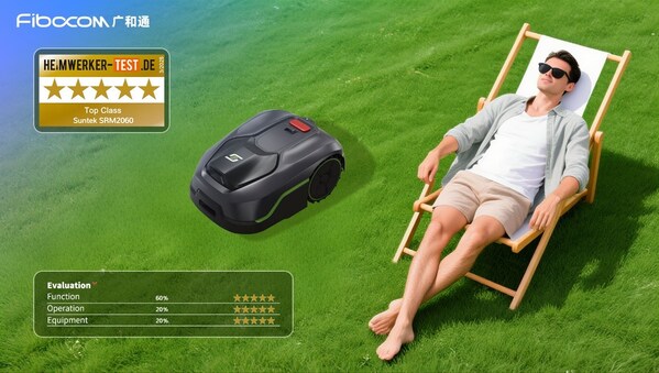 純視覺智能割草機顛覆傳統(tǒng)，上市即獲Heimwerker五星權威認可