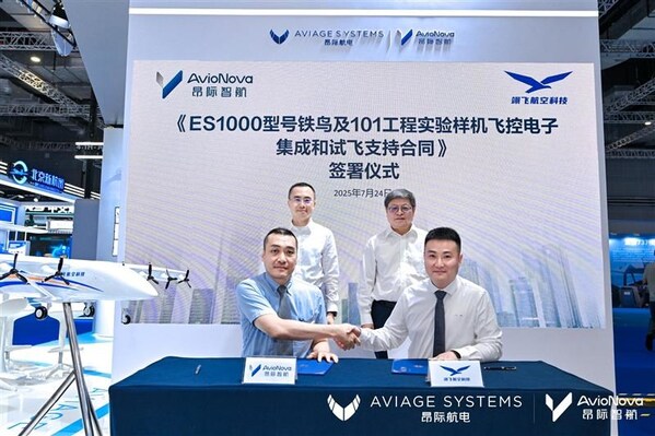 昂際智航與翊飛航空科技簽署ES1000項(xiàng)目采購(gòu)合同 共拓噸級(jí)無(wú)人運(yùn)輸機(jī)商業(yè)化路徑