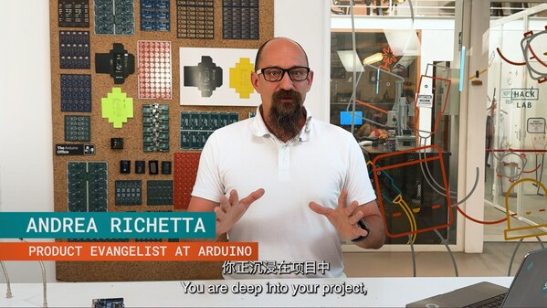 圖 | Arduino首席產(chǎn)品布道師Andrea Richetta