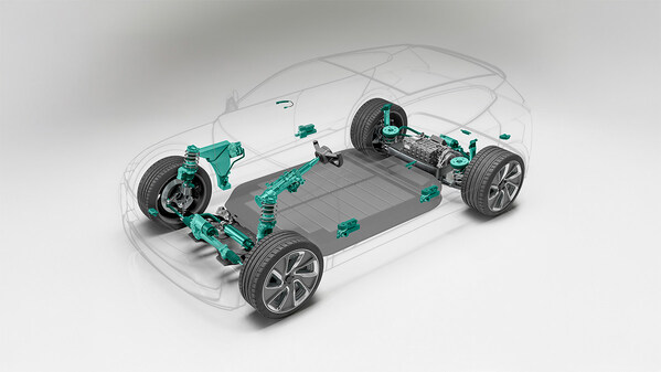 舍弗勒底盤產(chǎn)品組合：從獨(dú)立部件到完整系統(tǒng)，現(xiàn)通過免接觸進(jìn)入傳感器拓展車身域解決方案。