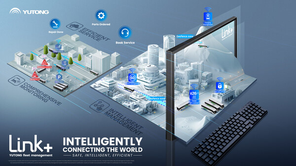 宇通Link+為商用車運營提供安全、智能、高效的一站式解決方案。