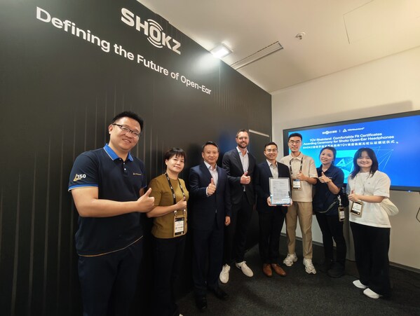 TüV萊茵在IFA為Shokz韶音開放式耳機及京蛙JONR掃地機器人頒發(fā)認證