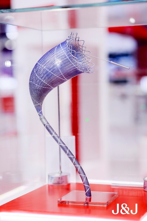 “進(jìn)博首秀”強(qiáng)易達(dá)血流導(dǎo)向密網(wǎng)支架放大版模型 “進(jìn)博首秀”強(qiáng)易達(dá)血流導(dǎo)向密網(wǎng)支架放大版模型