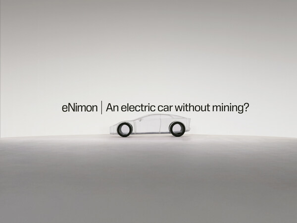 Sandvik最新裝置eNimon，這是有史以來第一款不含金屬或礦物的電動(dòng)汽車。