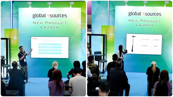 浙江展團(tuán)企業(yè)亮相環(huán)球資源香港秋展新品發(fā)布會