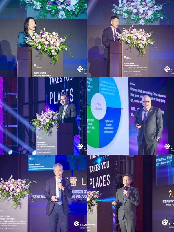 開(kāi)場(chǎng)致詞及主旨演講嘉賓：國(guó)際注冊(cè)專(zhuān)業(yè)會(huì)計(jì)師公會(huì)北亞區(qū)總裁李穎；上海國(guó)家會(huì)計(jì)學(xué)院（亞太財(cái)經(jīng)與發(fā)展學(xué)院）院長(zhǎng)盧文彬；英國(guó)駐華貿(mào)易副使節(jié)施睿耀（Sohail Shaikh）；英國(guó)皇家特許管理會(huì)計(jì)師公會(huì)首席執(zhí)行官夏鼎Andrew Harding；中泰國(guó)際首席經(jīng)濟(jì)學(xué)家李迅雷；安永財(cái)務(wù)會(huì)計(jì)咨詢(xún)服務(wù)合伙人、亞太區(qū)財(cái)務(wù)優(yōu)化業(yè)務(wù)負(fù)責(zé)人劉岳