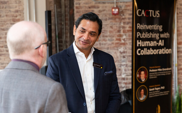 Paperpal母公司CACTUS CEO Akhilesh Ayer先生參會(huì)并發(fā)表講話