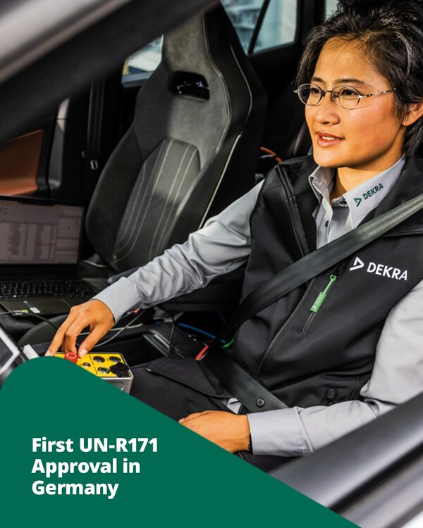 DEKRA德凱為知名頭部車企頒發(fā)德國(guó)首張UN R171認(rèn)證證書 展現(xiàn)高效響應(yīng)與精準(zhǔn)執(zhí)行能力