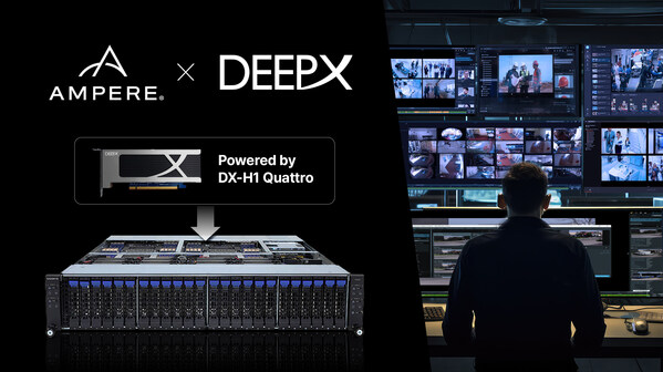 DEEPX– Announces Ultra-Efficient AI Video Analytics Solution Based on AmpereOne&reg; Platform