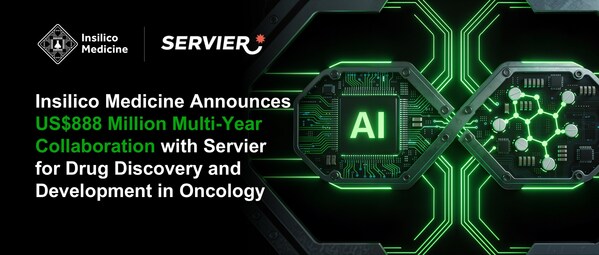 英矽智能宣布與施維雅達(dá)成價值 8.88 億美元的多年期抗腫瘤藥物研發(fā)合作