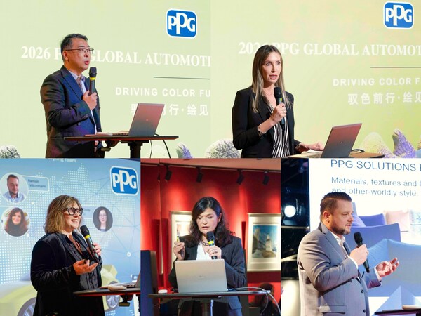 PPG發(fā)布2026全球汽車色彩趨勢：科技與設(shè)計引領(lǐng)未來出行的全新體驗