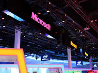 微軟展臺 圖片-微軟展臺